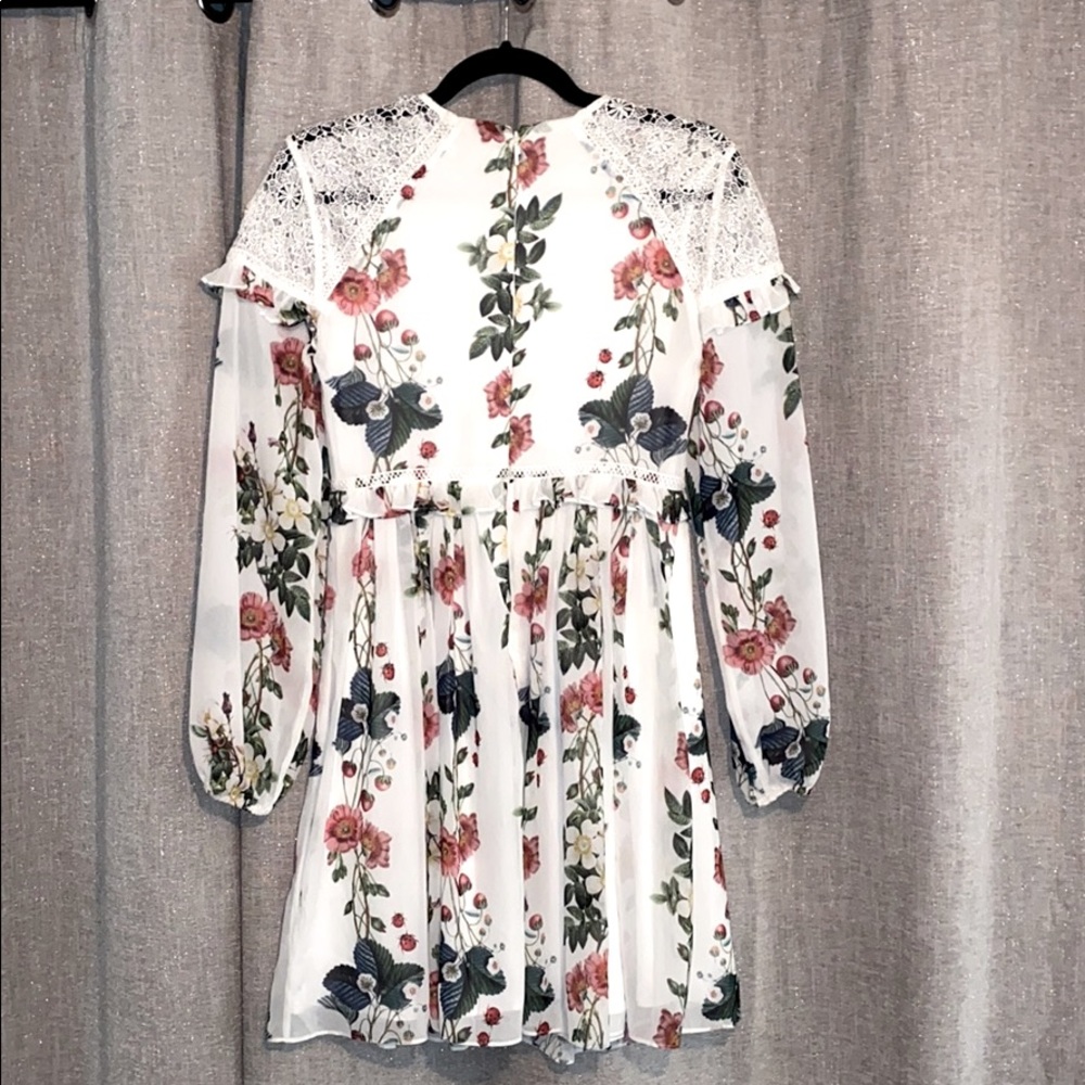 BNWT Ted Baker Floral Dress - Picture 3 of 4